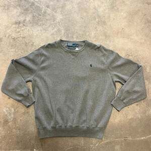 Polo Ralph Lauren Men's cotton Crewneck Sweatshirt in Andover Heather Grey 2x